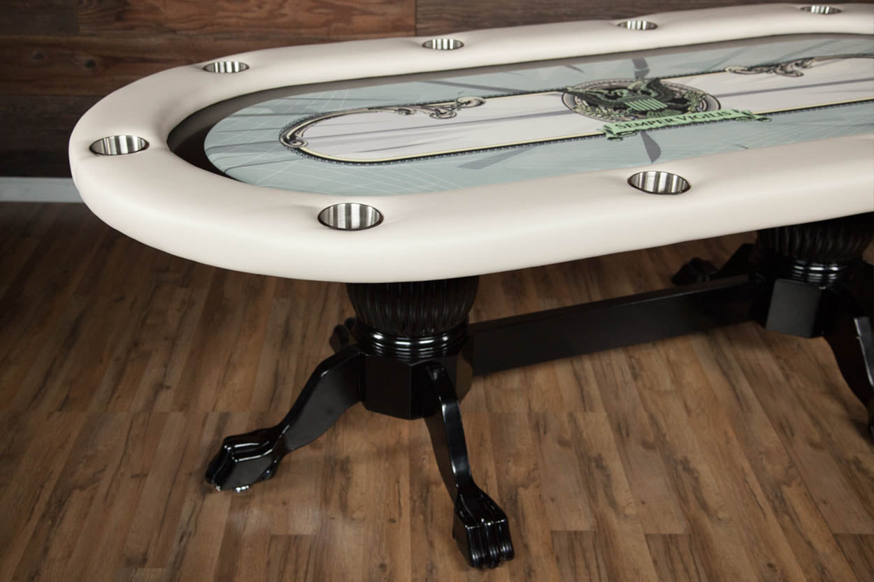 BBO Elite Classic 94" 10 Player Poker Table With Dining Top 2BBO-ELT