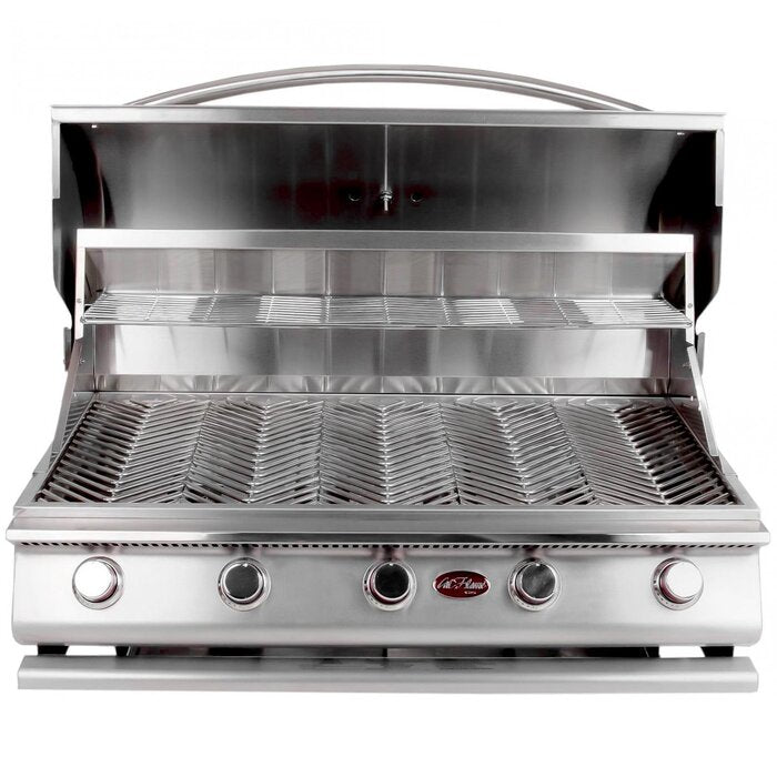 G-Series Cal Flame 5 Burner Built-In Liquid Propane 75000 BTU Gas Grill BBQ18G06