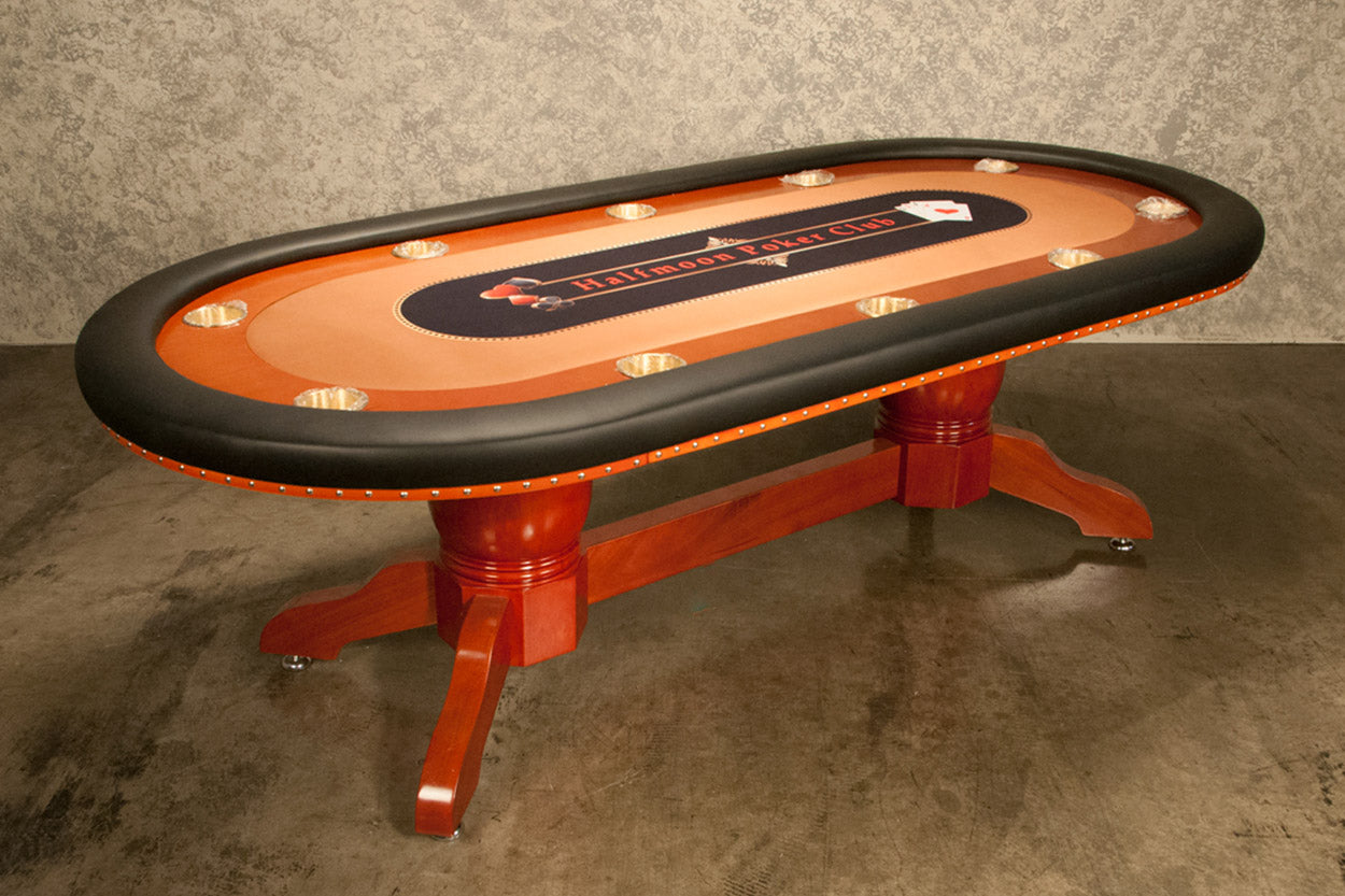 BBO Rockwell Classic 93" 10 Player Poker Table 2BBO-RW