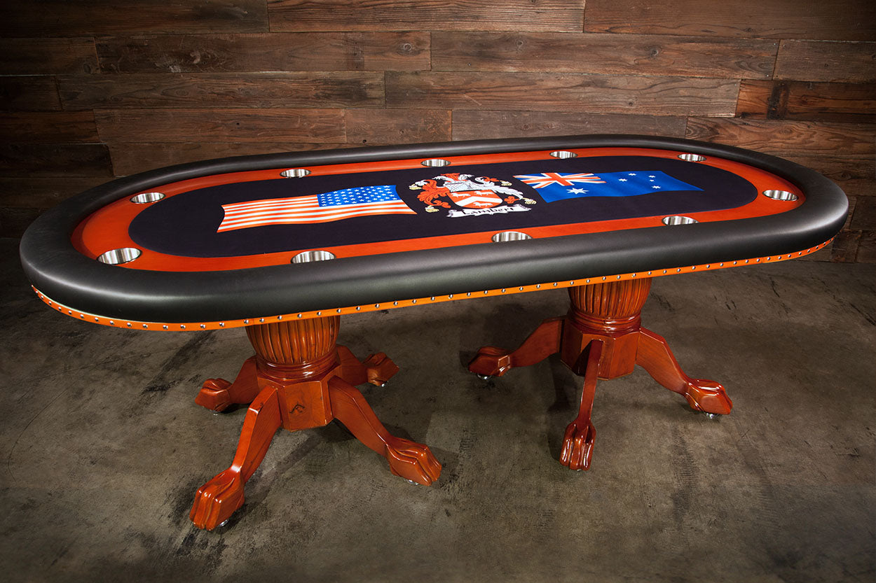 BBO Rockwell Classic 93" 10 Player Poker Table 2BBO-RW