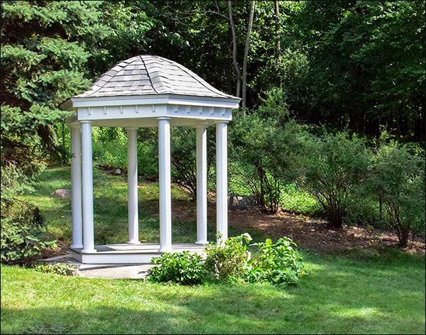 Vinyl Hexagon Belle Gazebo Fifthroom