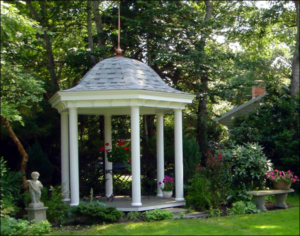 Vinyl Hexagon Belle Gazebo Fifthroom