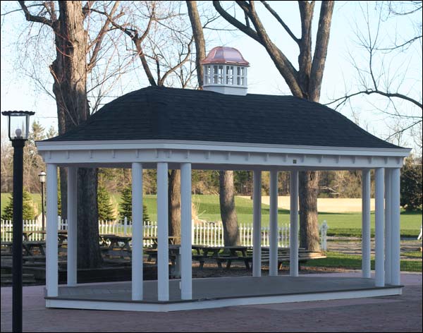 Vinyl Elongated Hexagon Belle Gazebo Fifthroom HSBP0812