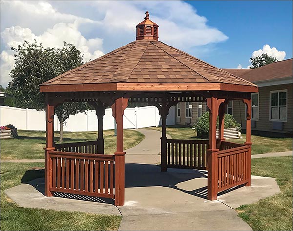 Fifthroom Cedar Octagon Gazebo