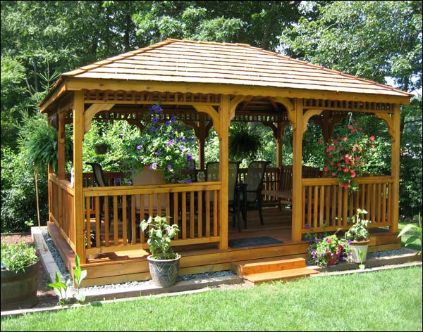 Fifthroom Cedar Rectangular Gazebo