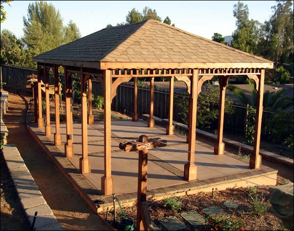 Fifthroom Cedar Rectangular Gazebo