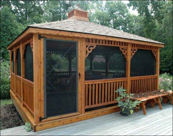 Fifthroom Cedar Rectangular Gazebo