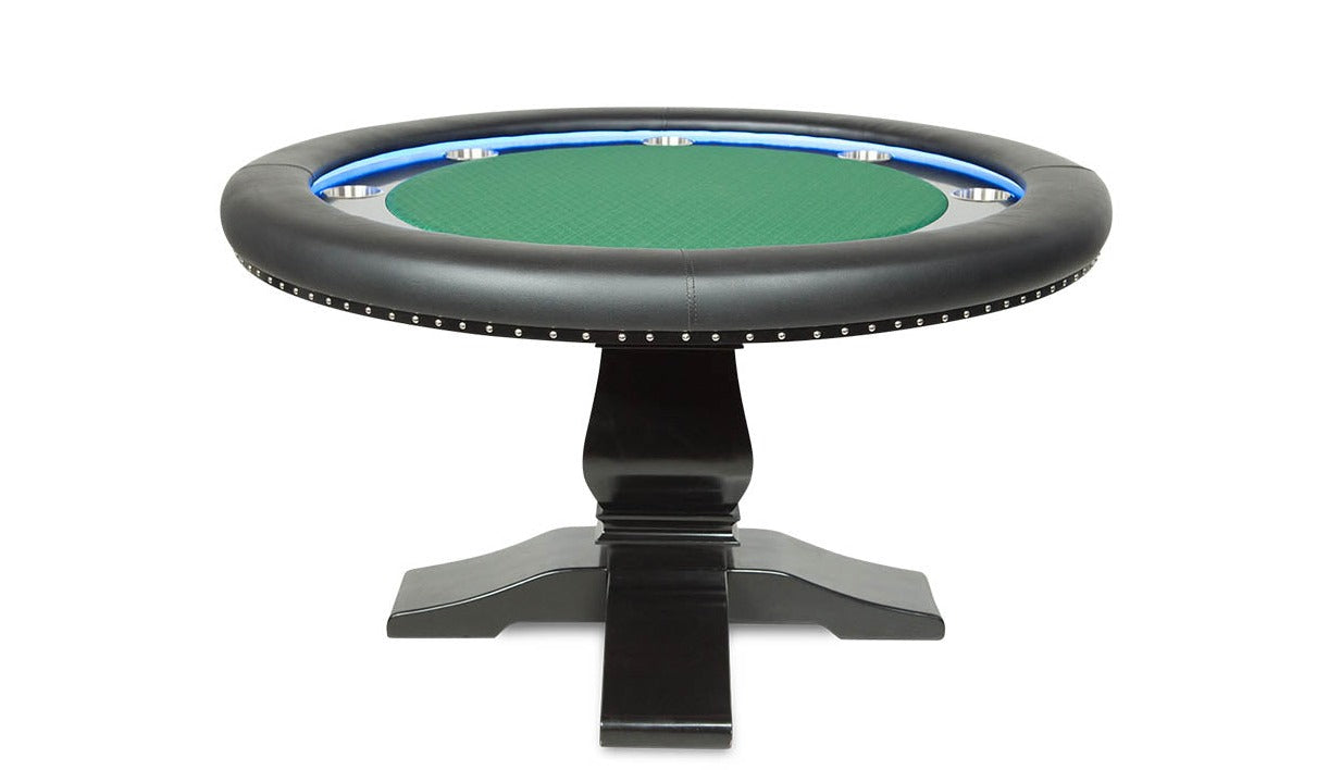 BBO Ginza 55" LED 8 Player Poker Table With Dining Top 2BBO-GINZ