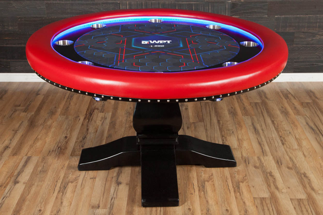 BBO Ginza 55" LED 8 Player Poker Table With Dining Top 2BBO-GINZ