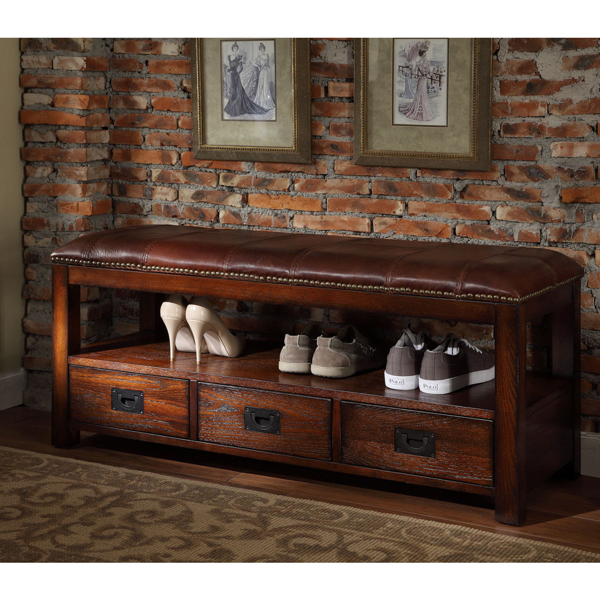 All Things Cedar Entryway Storage Bench HR330