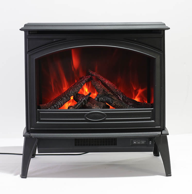 Sierra Flame Cast Iron Freestand Electric Fireplace