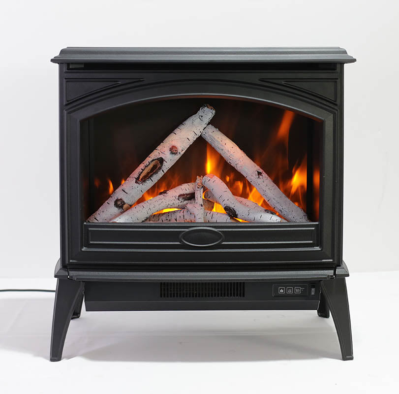 Sierra Flame Cast Iron Freestand Electric Fireplace