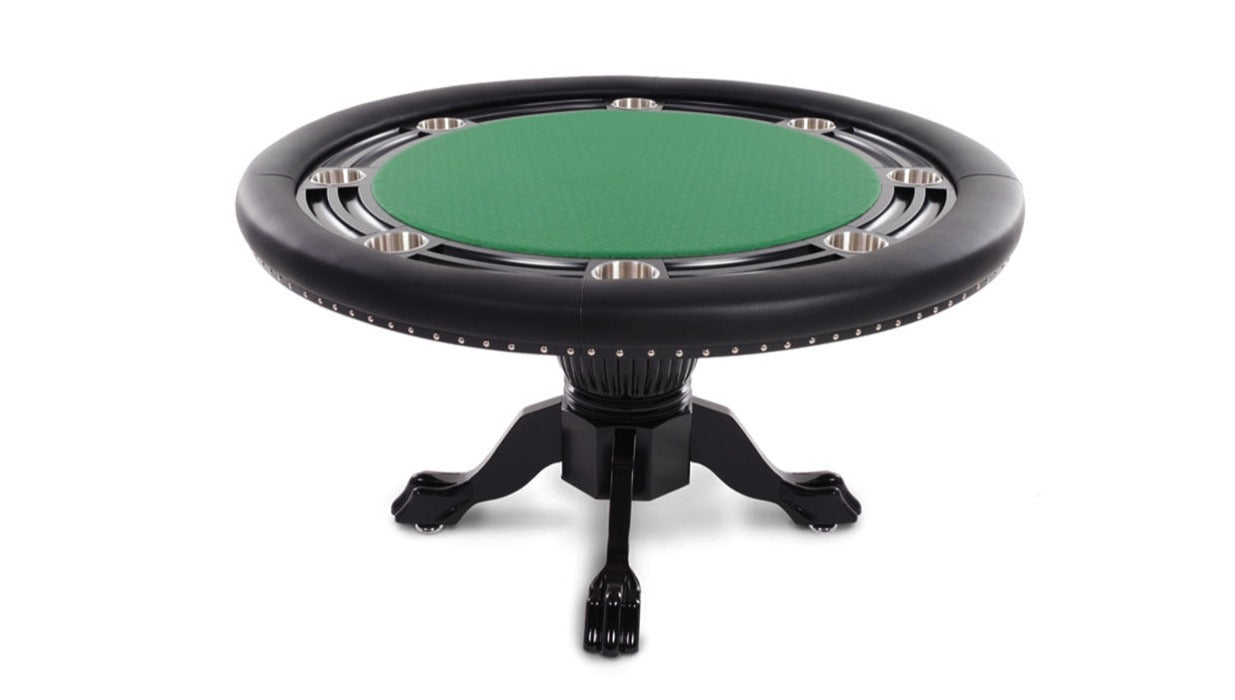 BBO Nighthawk 55" 8 Player Poker Table With Dining Top 2BBO-NH