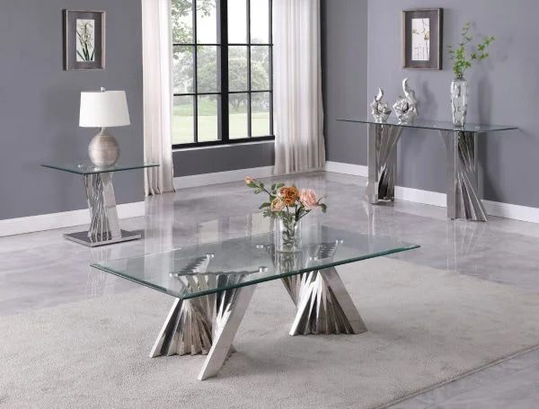 BQF High End Glass Coffee Table Set CT01-02-03