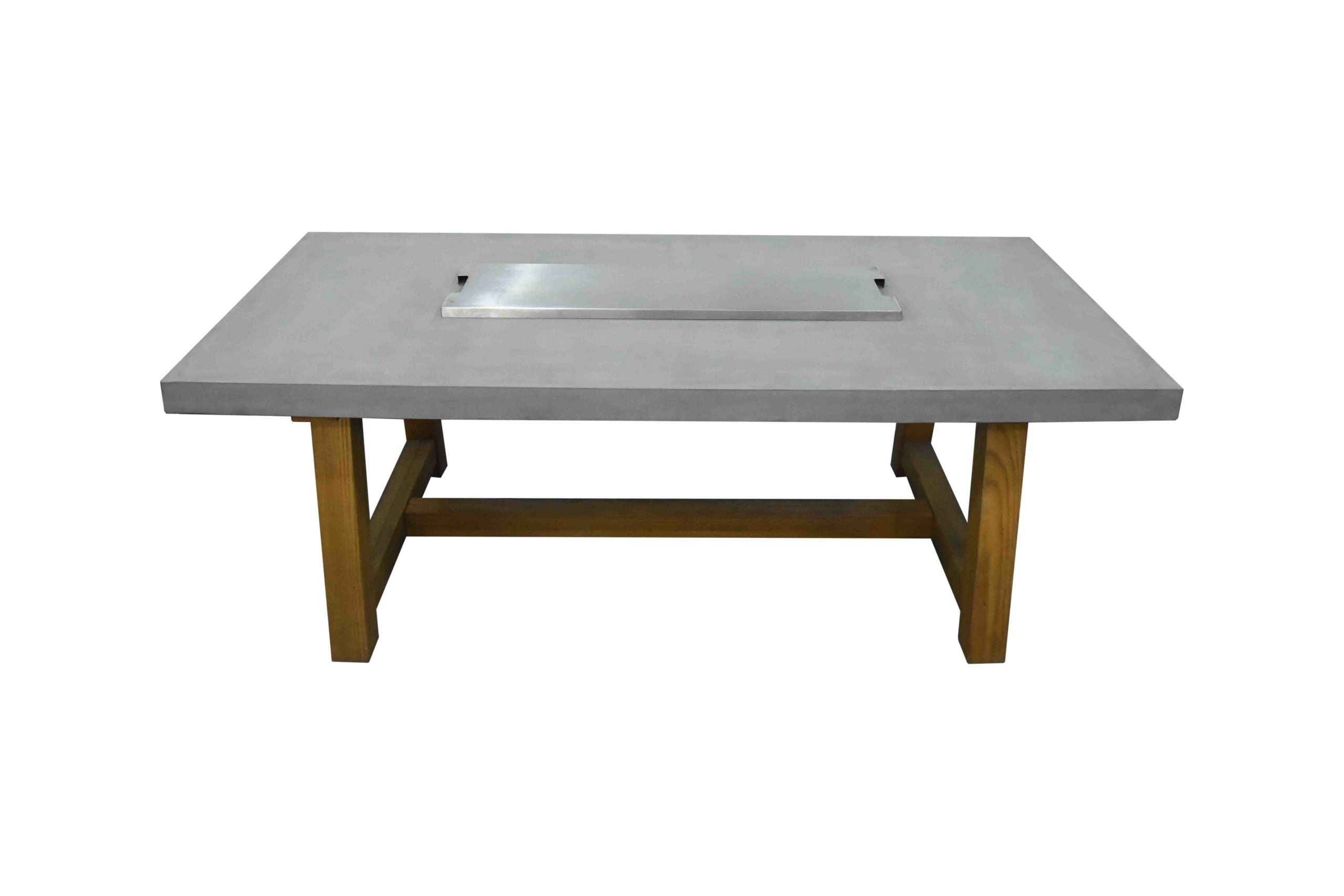 Elementi Sonama Fireplace Dining Table OFG201