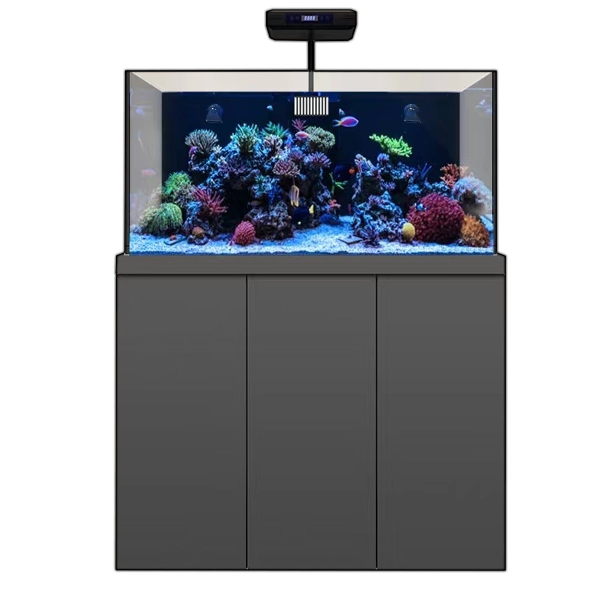 Aqua Dream Coral Reef Aquarium 175 Gallon Fish Tank Complete Set REEF-1560-BL