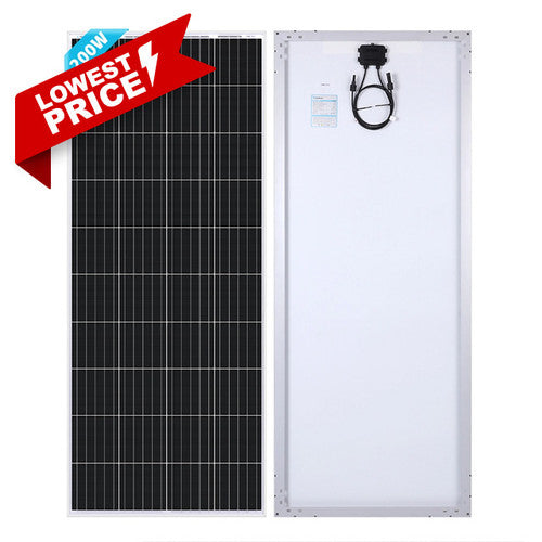 Renogy 200 Watt 12 Volt Monocrystalline Solar Panel RSP200D-US