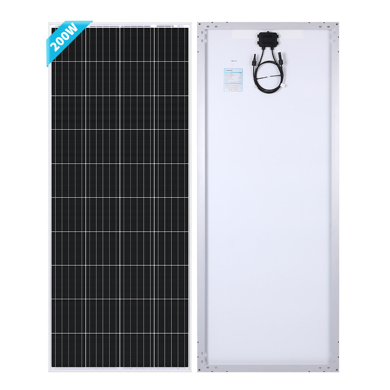 Renogy 200 Watt 12 Volt Monocrystalline Solar Panel RSP200D-US