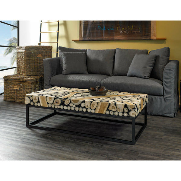 Padmas Plantation Safari Rectangular Coffee Table