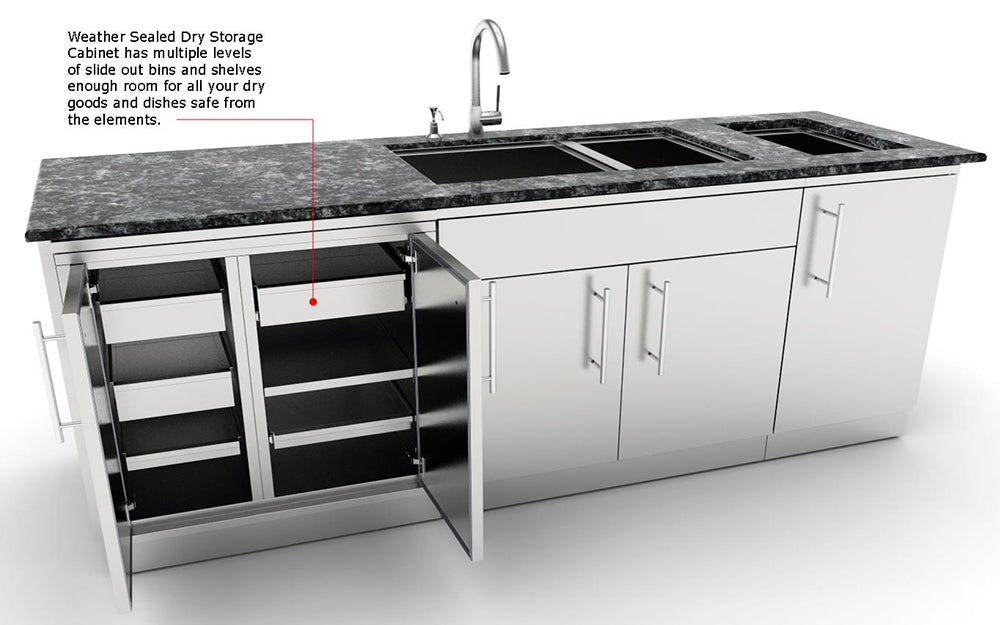 Sunstone Cabinet Package BAR CENTER SCP7BARCTR10