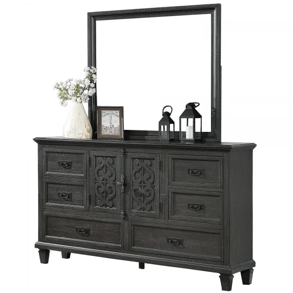 BQF Sleigh 6 Piece Bedroom Set, California King SLE-CK4NC