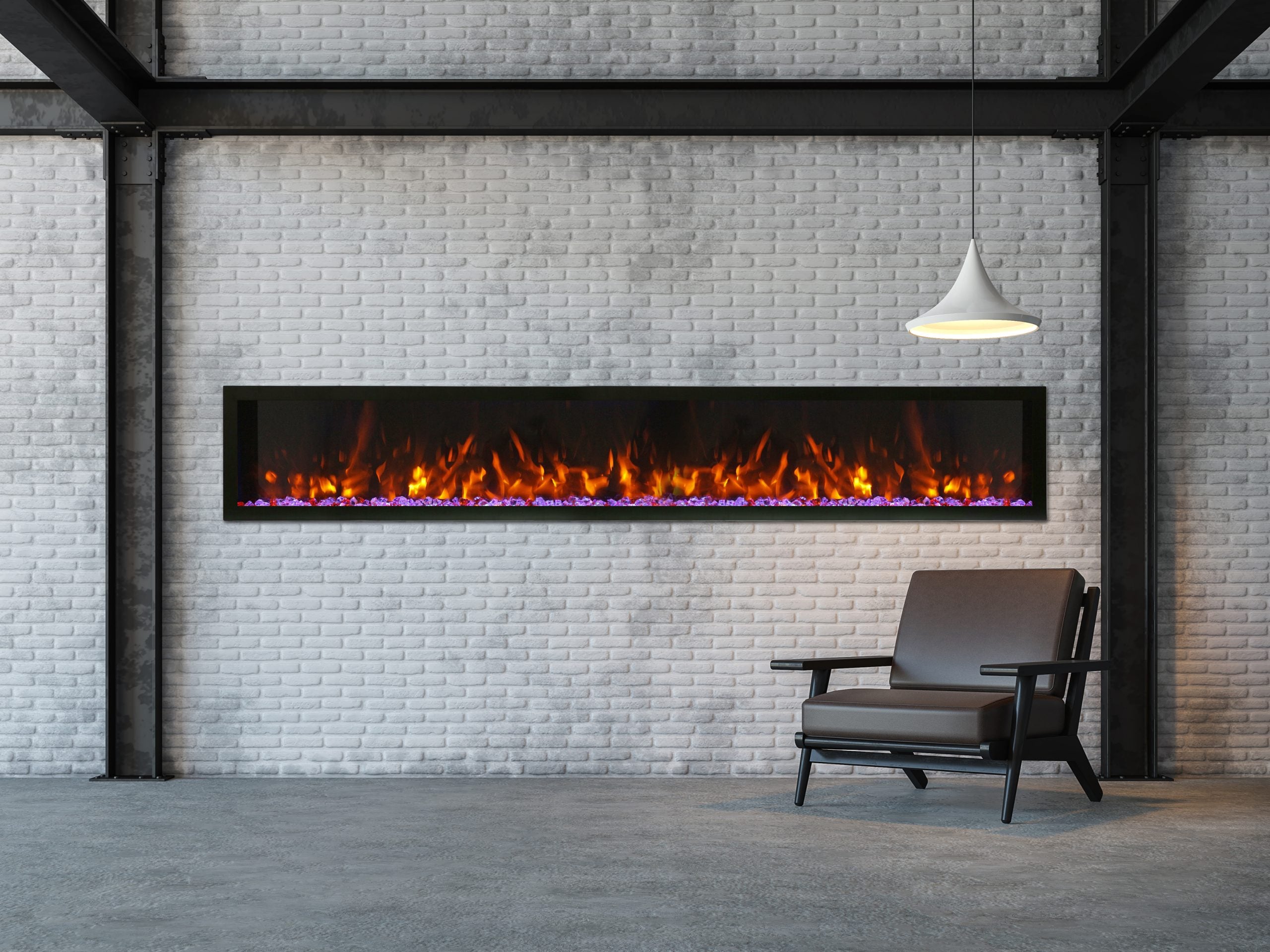 Amantii Symmetry Smart Electric Fireplace SYM-34