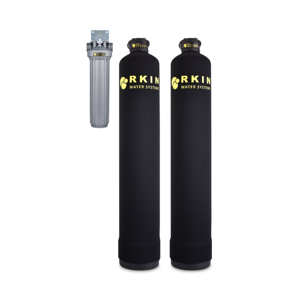 Rkin OnliSoft Pro Salt-Free Water Softener and Whole House Carbon Filter System