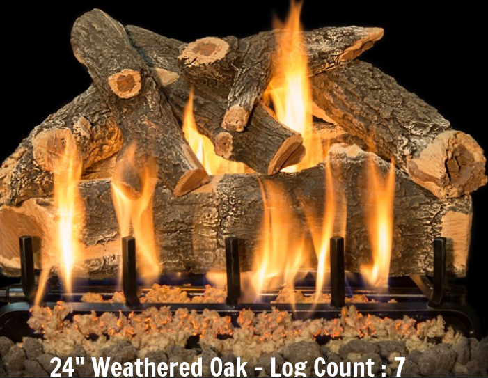 Canyon Gas Logs Arizona Weathered Oak