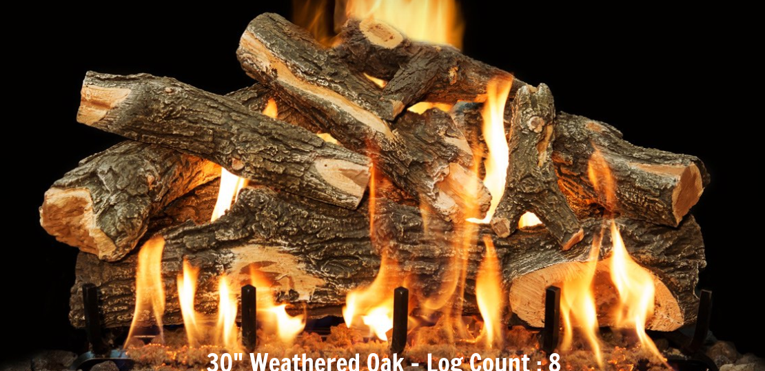 Canyon Gas Logs Arizona Weathered Oak