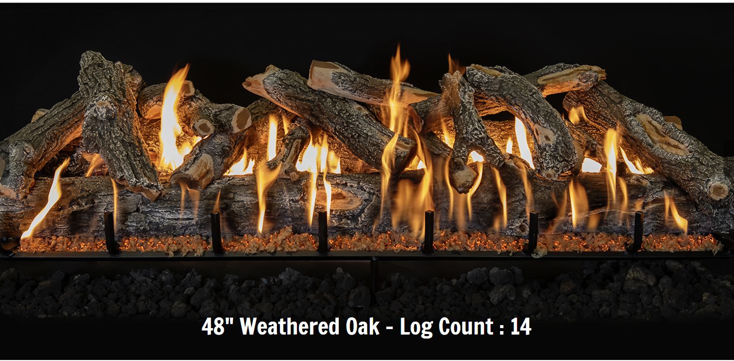 Canyon Gas Logs Arizona Weathered Oak