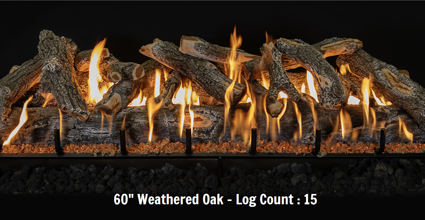 Canyon Gas Logs Arizona Weathered Oak