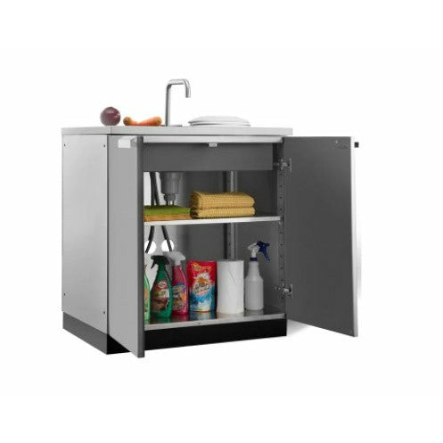 New Age Outdoor Kitchen Stainless Steel Sink Cabinet