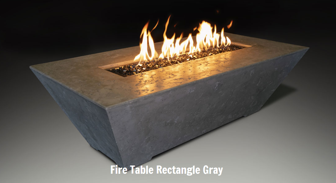 Canyon Gas Logs Olympus Fire Pit Table – 24″ Tall