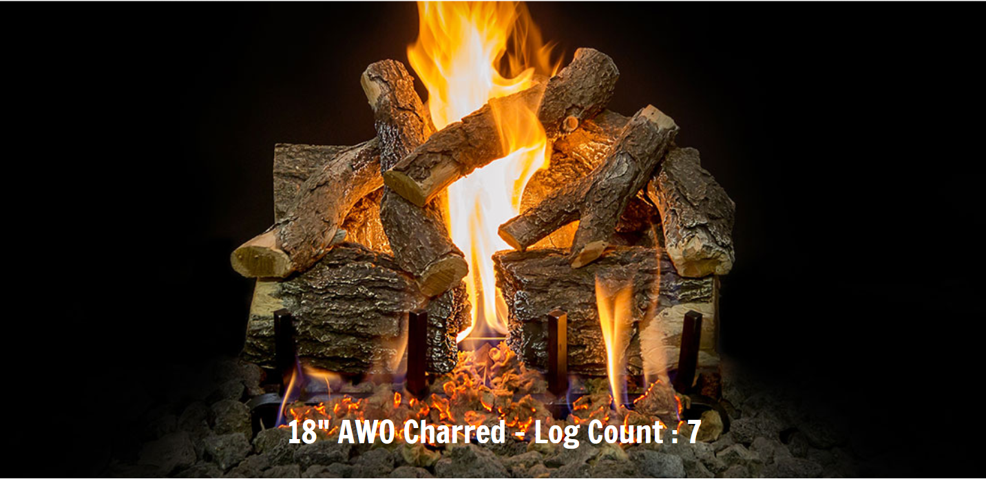 Grand Canyon Gas Logs Arizona Weathered Oak Charred