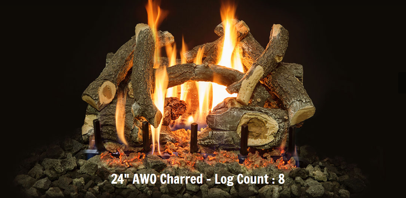 Grand Canyon Gas Logs Arizona Weathered Oak Charred