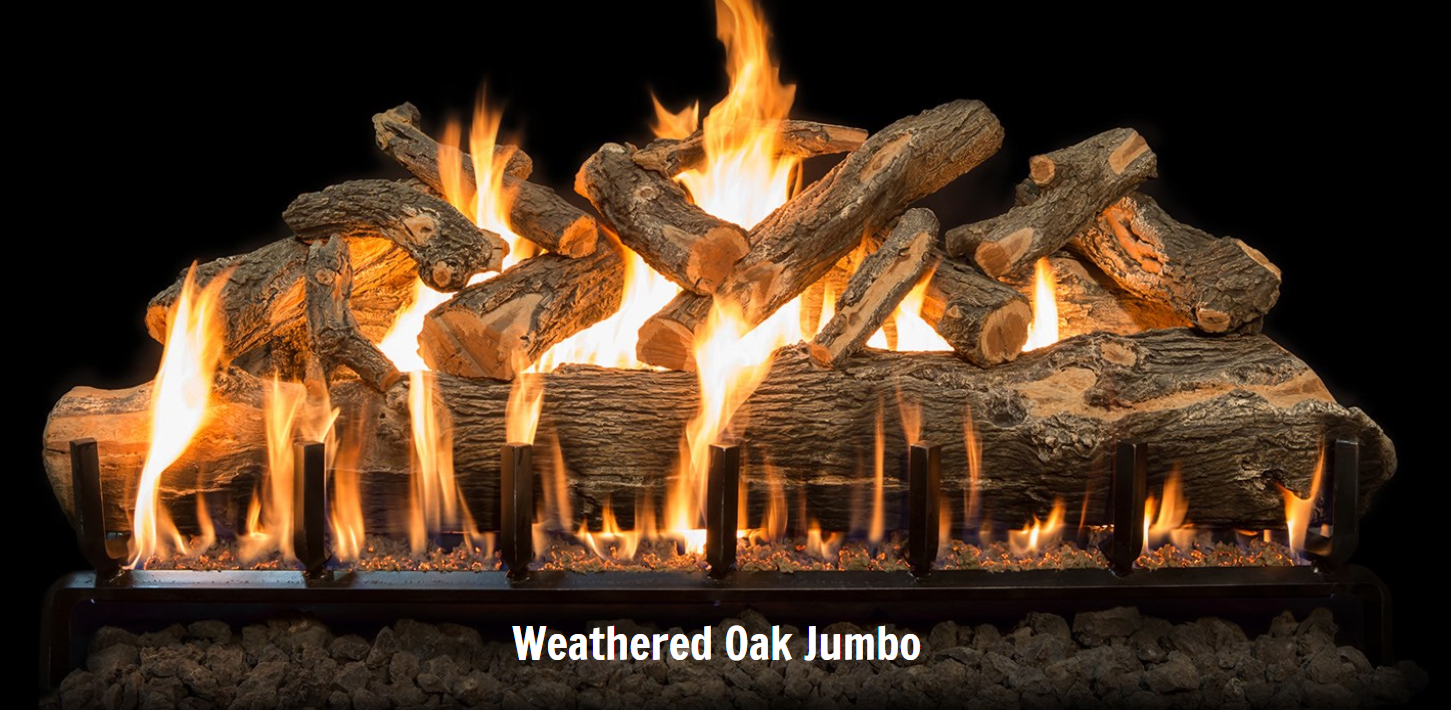 Grand Canyon Gas Logs Arizona Weathered Oak Jumbo Series