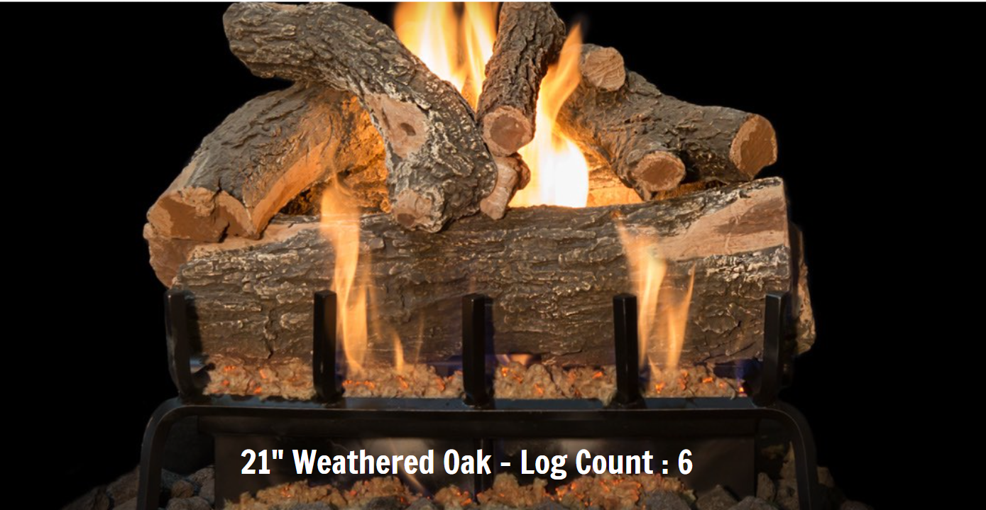 Canyon Gas Logs Arizona Weathered Oak