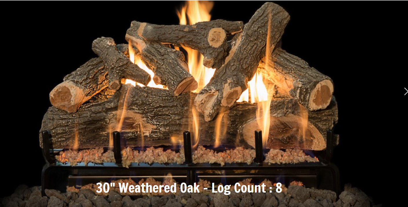 Canyon Gas Logs Arizona Weathered Oak