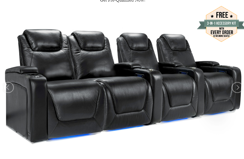 Valencia Oslo Modern Home Theater Seating