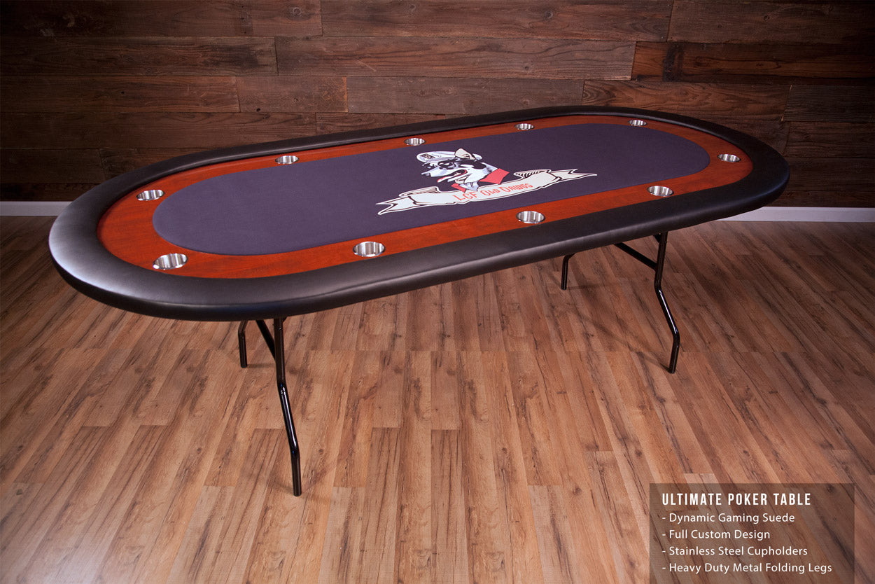 BBO Ultimate Classic 92" 10 Player Poker Table UPT 2BBO-ULT