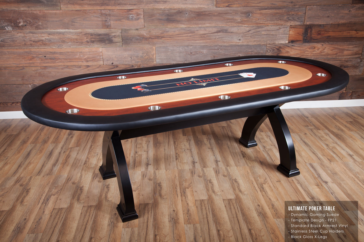 BBO Ultimate Classic 92" 10 Player Poker Table UPT 2BBO-ULT