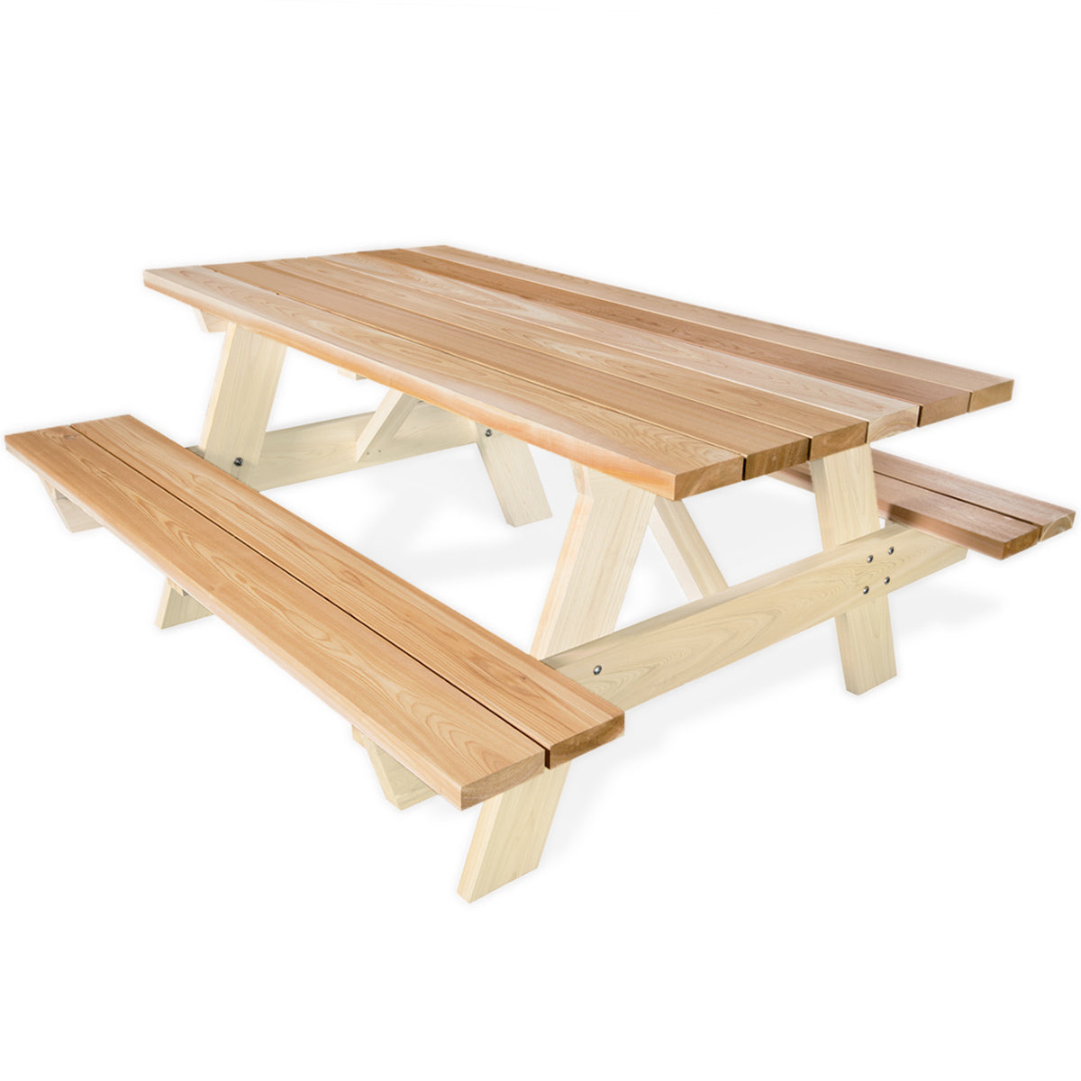 All Things Cedar 6-ft Vintage Wood Picnic Table PT70