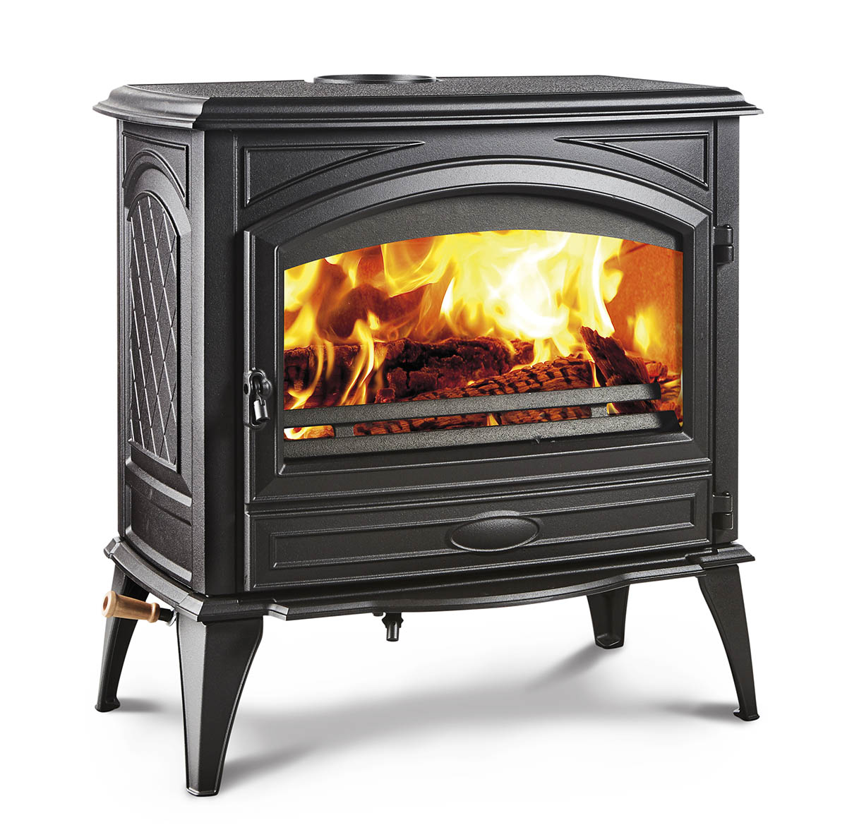 Sierra Flame Lynwood-Wood Stove with Cast Iron Door W-76