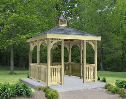 Fifthroom Cedar Rectangular Gazebo