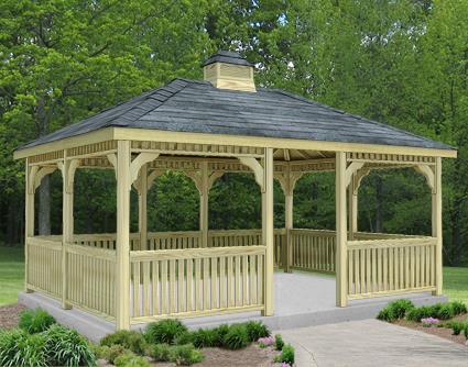 Fifthroom Cedar Rectangular Gazebo