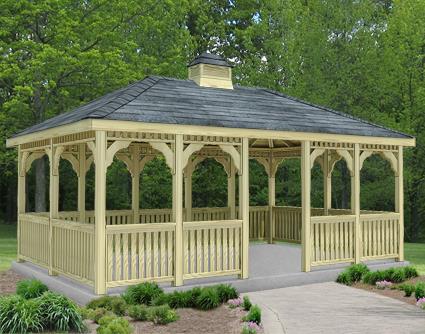 Fifthroom Cedar Rectangular Gazebo