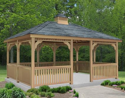 Fifthroom Cedar Rectangular Gazebo