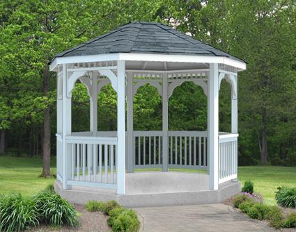 Fifthroom Cedar Oval Gazebo Fifthroom 8' x 10'