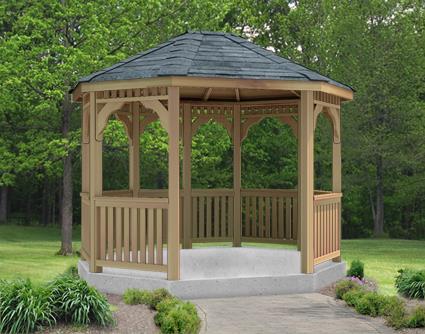 Fifthroom Cedar Oval Gazebo Fifthroom 8' x 10'