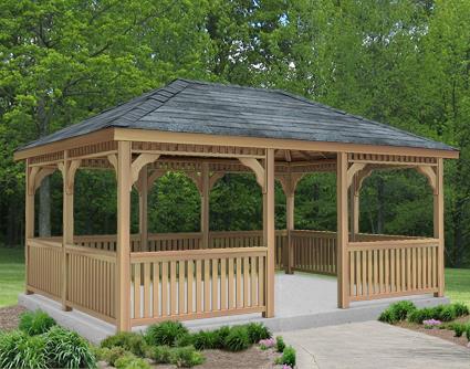 Fifthroom Cedar Rectangular Gazebo